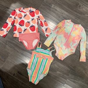 Toddler bathing suits (selling as bundle)